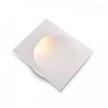 Süvistatav värvitav kipsist seinavalgusti BIANCO 1×GU10, 350 × 290 mm